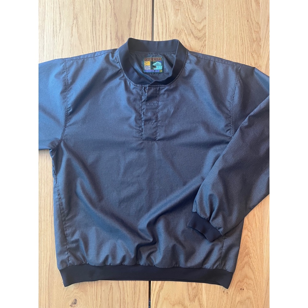 Forrester's Performance Windbreaker Pullover Mens Size‎ M Navy Blue Gorpcore